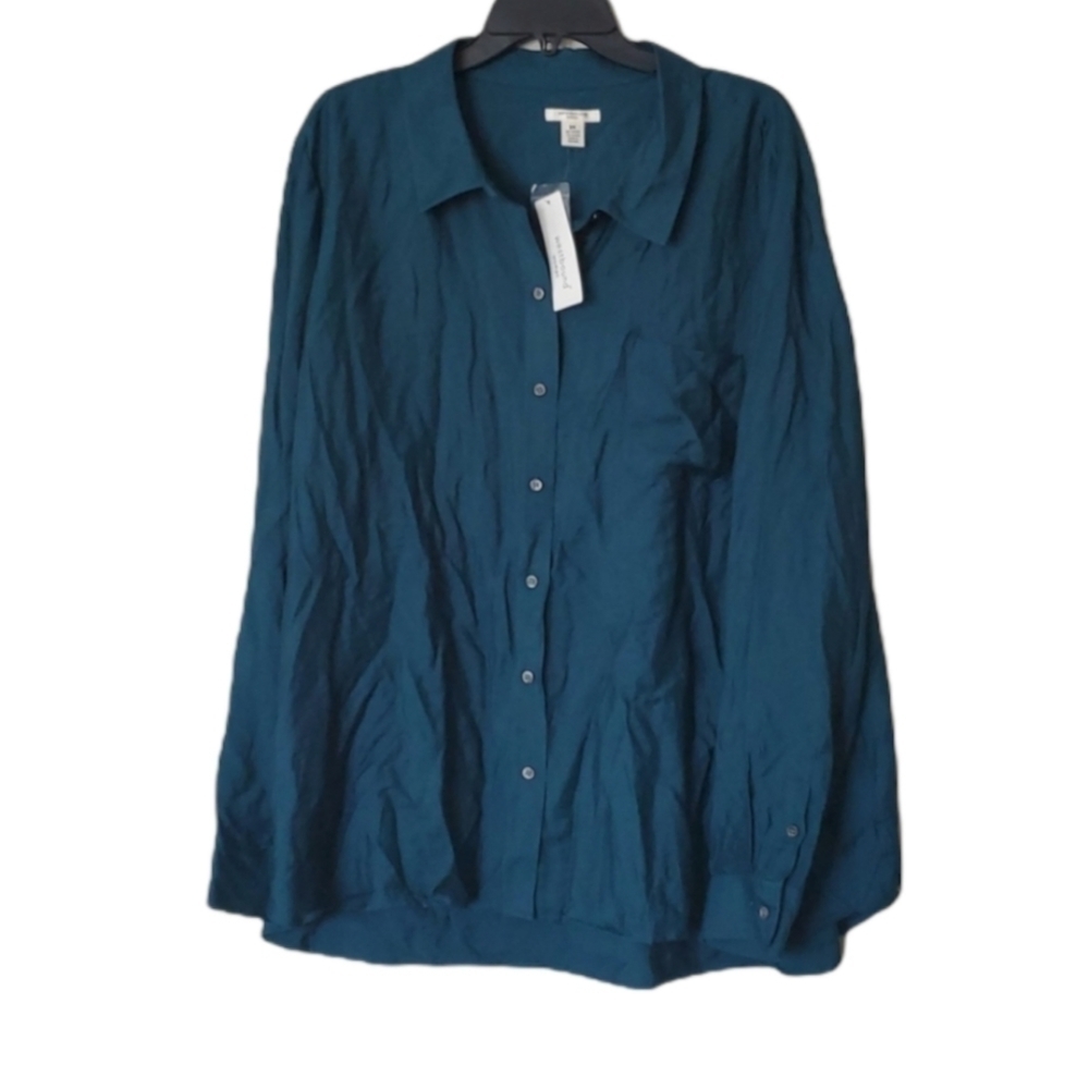 NWT Westbound button down shirt top plus size